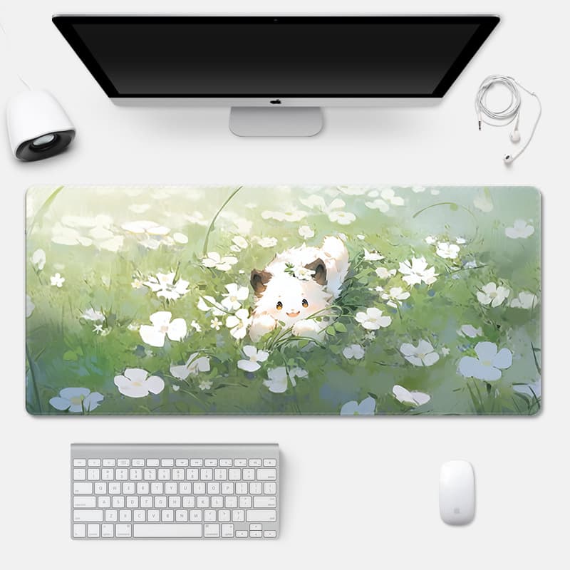 Extra Large Cute Cat Mouse Pad, Thickened Locking Edge, Wholesale Large Office Desk Mat, Drop Shipping