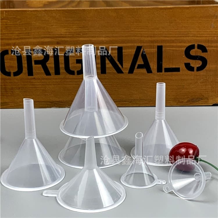 Plastic Funnel Small Funnel 50mm Plastic Funnel Mini Small Funnel PP Cosmetic Liquid Dispensing Funnel