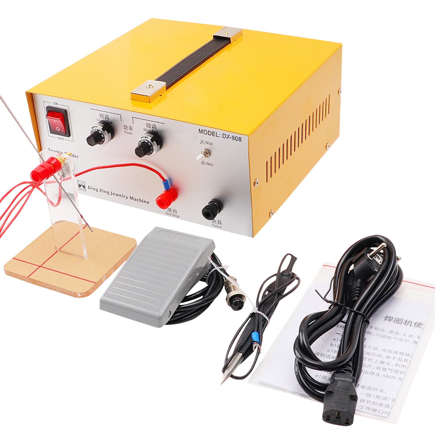 DX Dingxing 80A High-Power Pulse Spot Welder Pulse Spot Welding Machine Jewelry Spot Welding Equipment