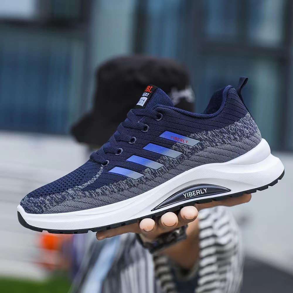 Fashionable men's shoes, summer breathable mesh shoes, trendy casual sports shoes for men, student running shoes