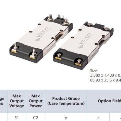 DCM3414x50M31C2yzz Replica DCM™ DC-DC Converter Module Manufacturer VICOR