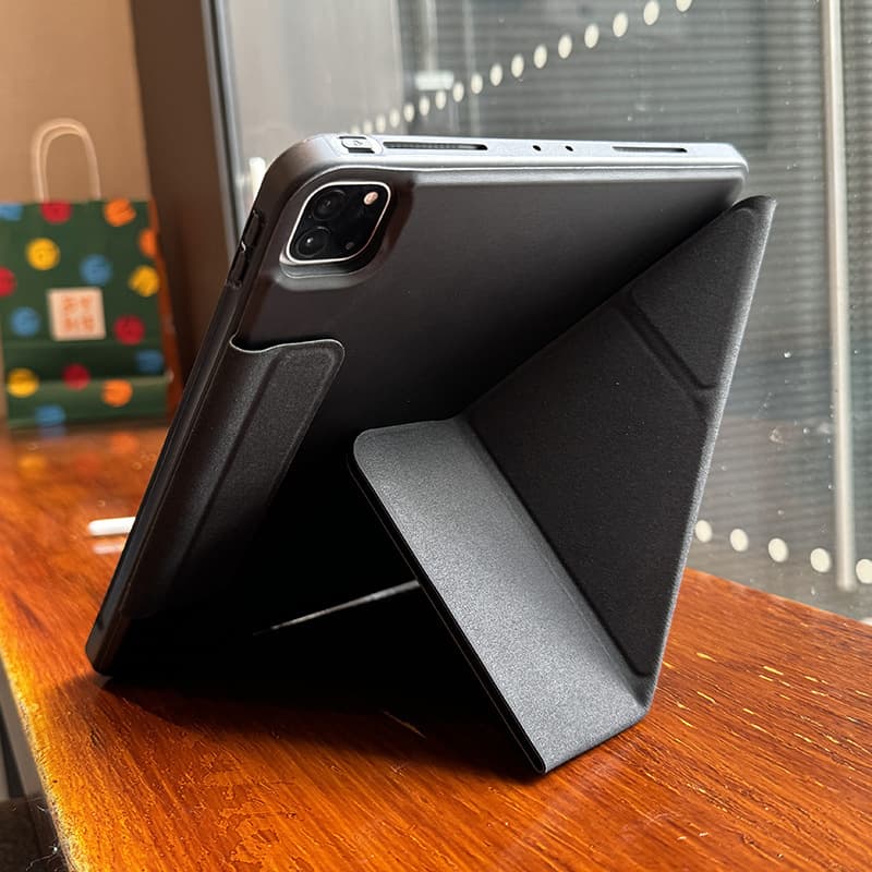 Compatible with Apple iPad Pro case anti-bend for Air 6 with buckle 3+Y soft rubber 10.2 generation tri-fold drop-proof shell