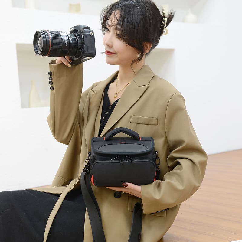 Mirrorless Sling Camera Bag DSLR Audio Bag Waterproof Digital Bag Shoulder Photography Bag Instant Camera CCD Instrument Bag
