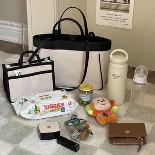 Korean Ins-style Mommy Bag Multifunctional Maternity Bag New Simple Fashionable Large Capacity Lightweight Outing Breast Pump Bag