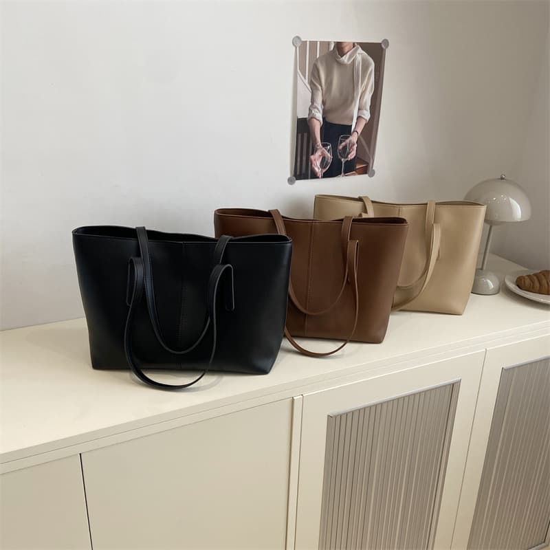 Cross-border 2025 New Personalized Bag Fashion Large Capacity Handbag European and American Retro Shoulder Tote Bag