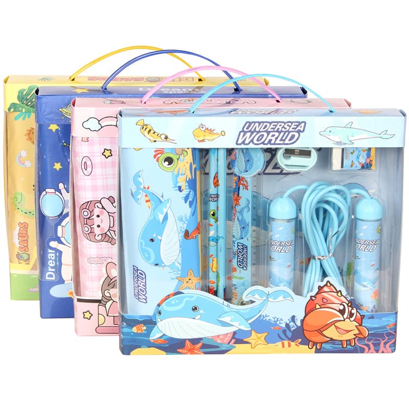 New Pencil Case Stationery Set Gift Box, Prize for Senior Students, Children's Birthday Gift, School Gift Wholesale