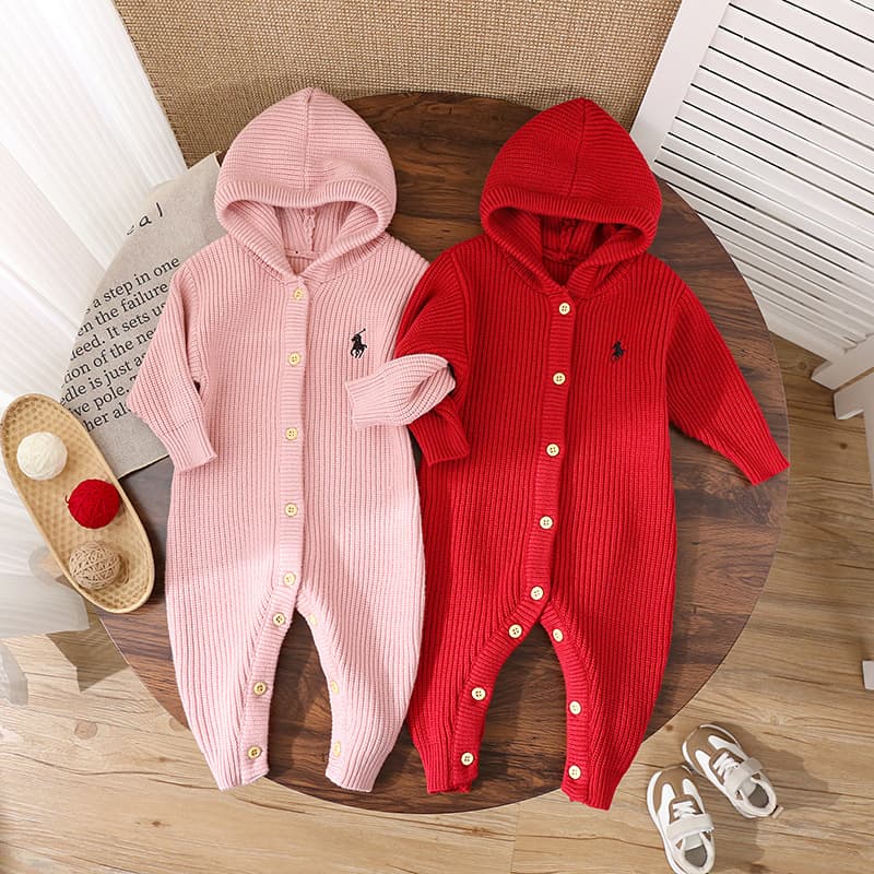 Baby Winter Clothes Super Cute Girl Romper Autumn Winter Infant Newborn Outwear Bodysuit Crawling Suit New Style
