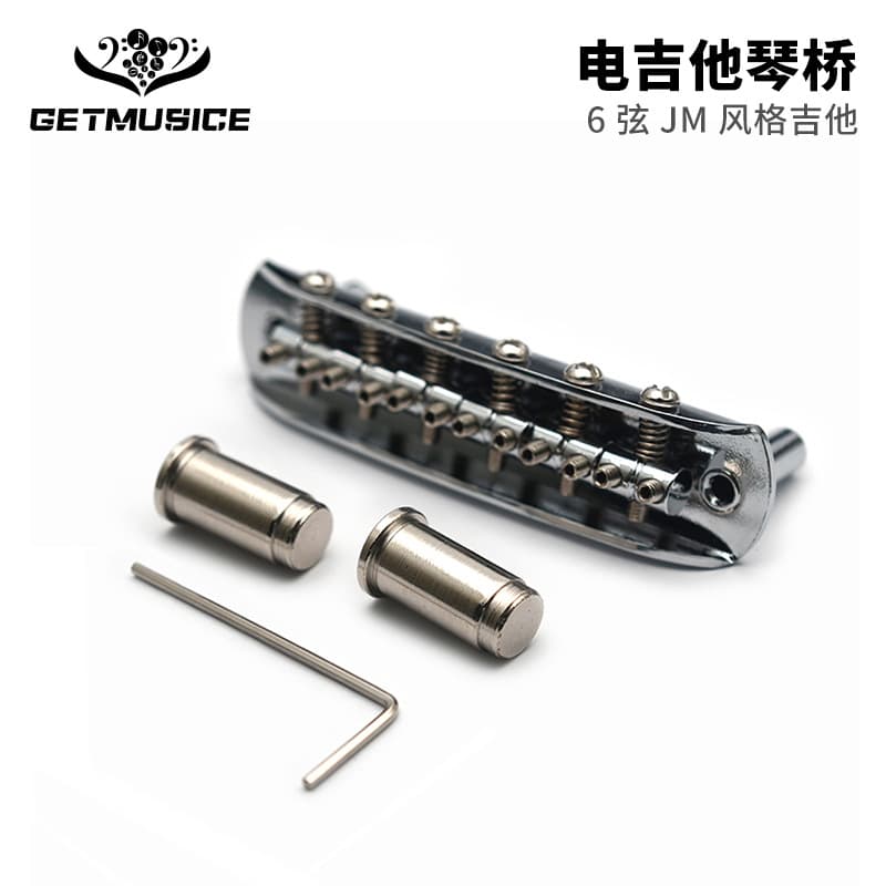Guitar Parts JM Jazzmaster Electric Guitar Bridge 6-String JM Style Guitar String Spacing 10.8mm