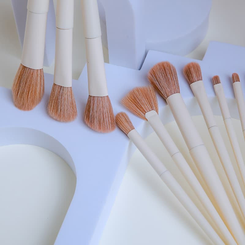 10 makeup brush set, eye shadow brush, blusher, contouring, loose powder, nose shadow, full set of brush tools, portable makeup setting