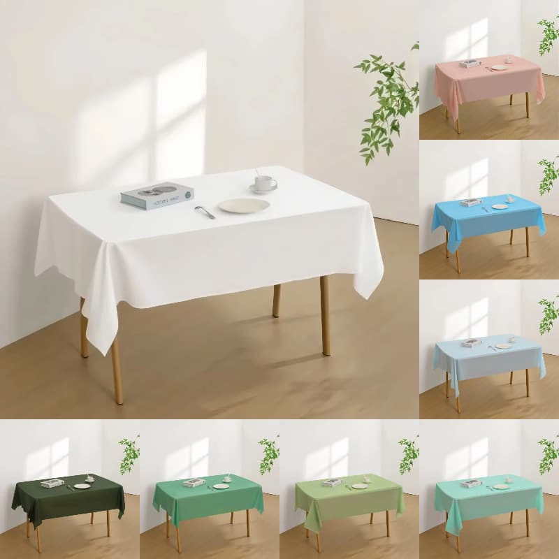 Disposable Amazon party solid color tablecloth 54*108in cross-border exclusive supply tablecloth wholesale manufacturer direct sales