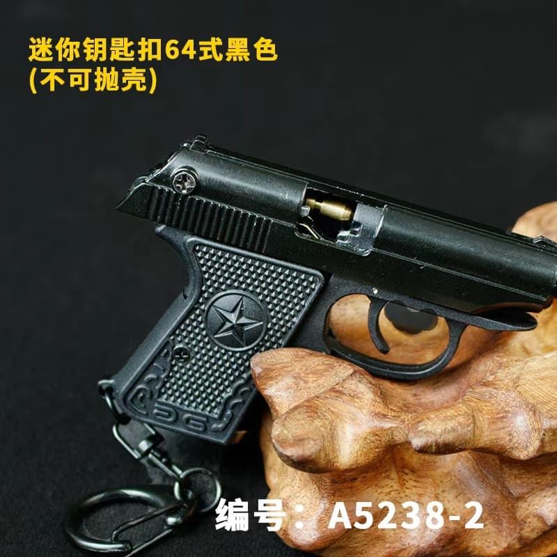 Non-firing P92 Disassembly Toy Ornament 1:3 Mini Alloy Model Keychain Pendant Battle Royale Game Merchandise
