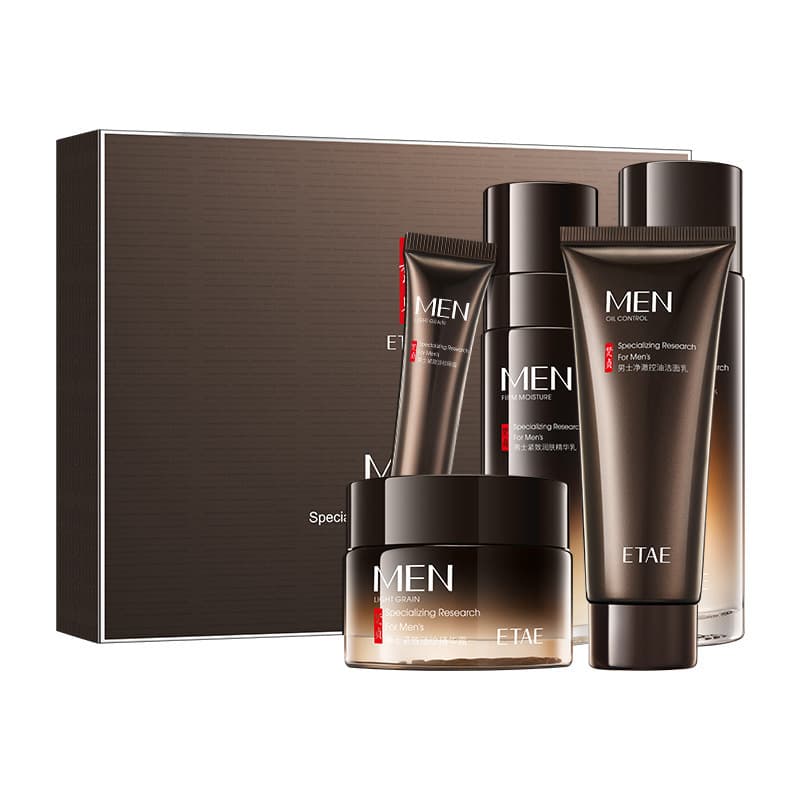 Fanzhen Men's Skincare Refreshing Hydrating Moisturizing Hyaluronic Acid Facial Mask Skincare Set Combo Wholesale