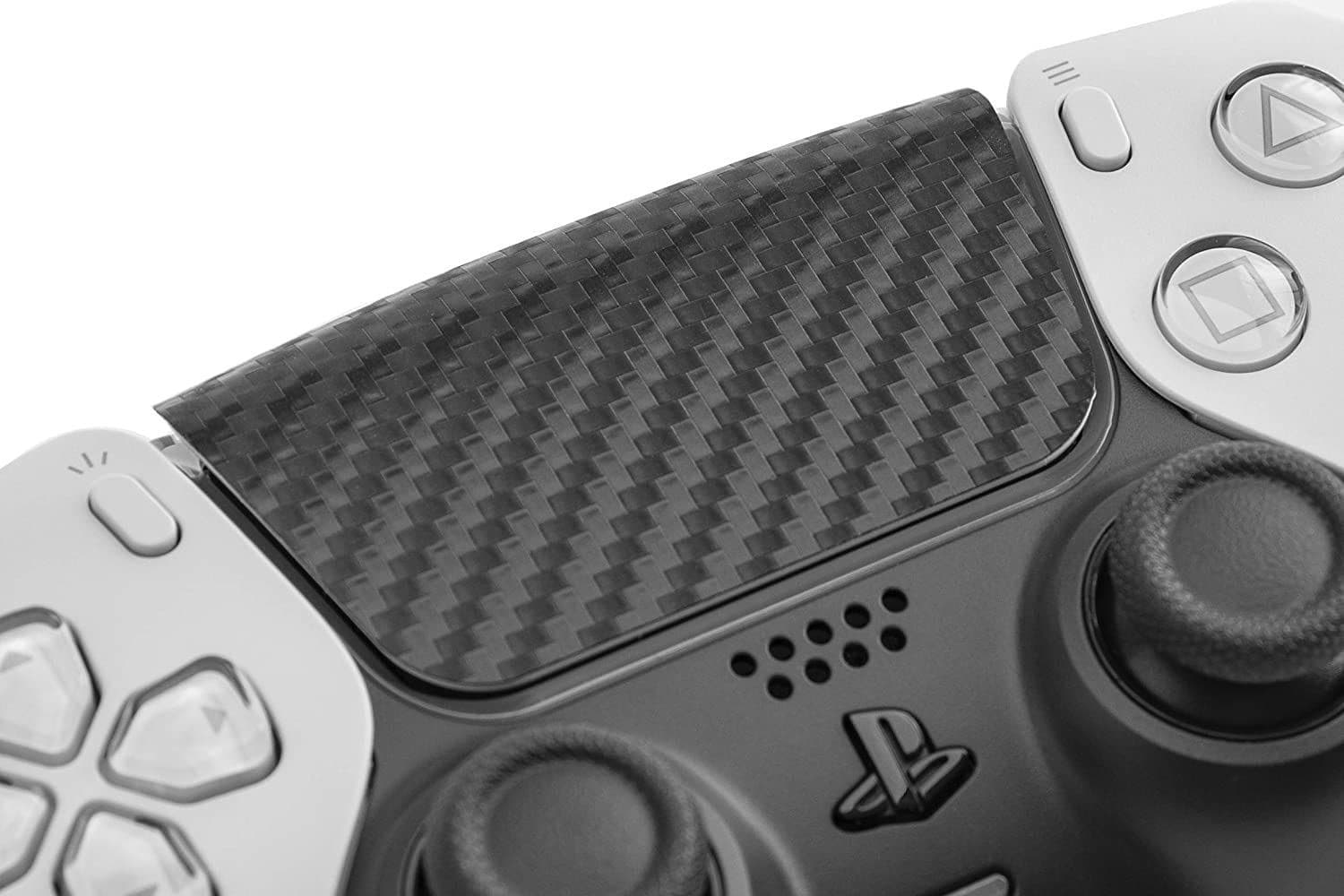 ps5 controller touch screen sticker, handle sticker, middle film, touch pad protector, grinding silk, carbon sticker