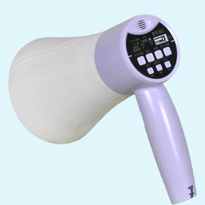 High-power lithium battery handheld megaphone amplifier, language translation street promotion vending speaker