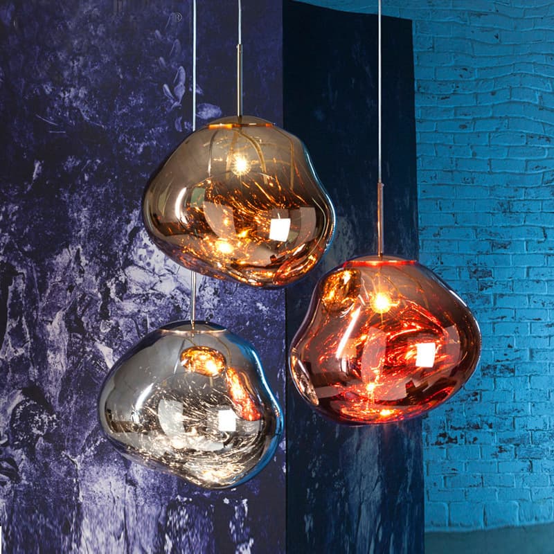 Postmodern lava dining room living room chandelier Nordic designer villa loft personalized duplex staircase chandelier