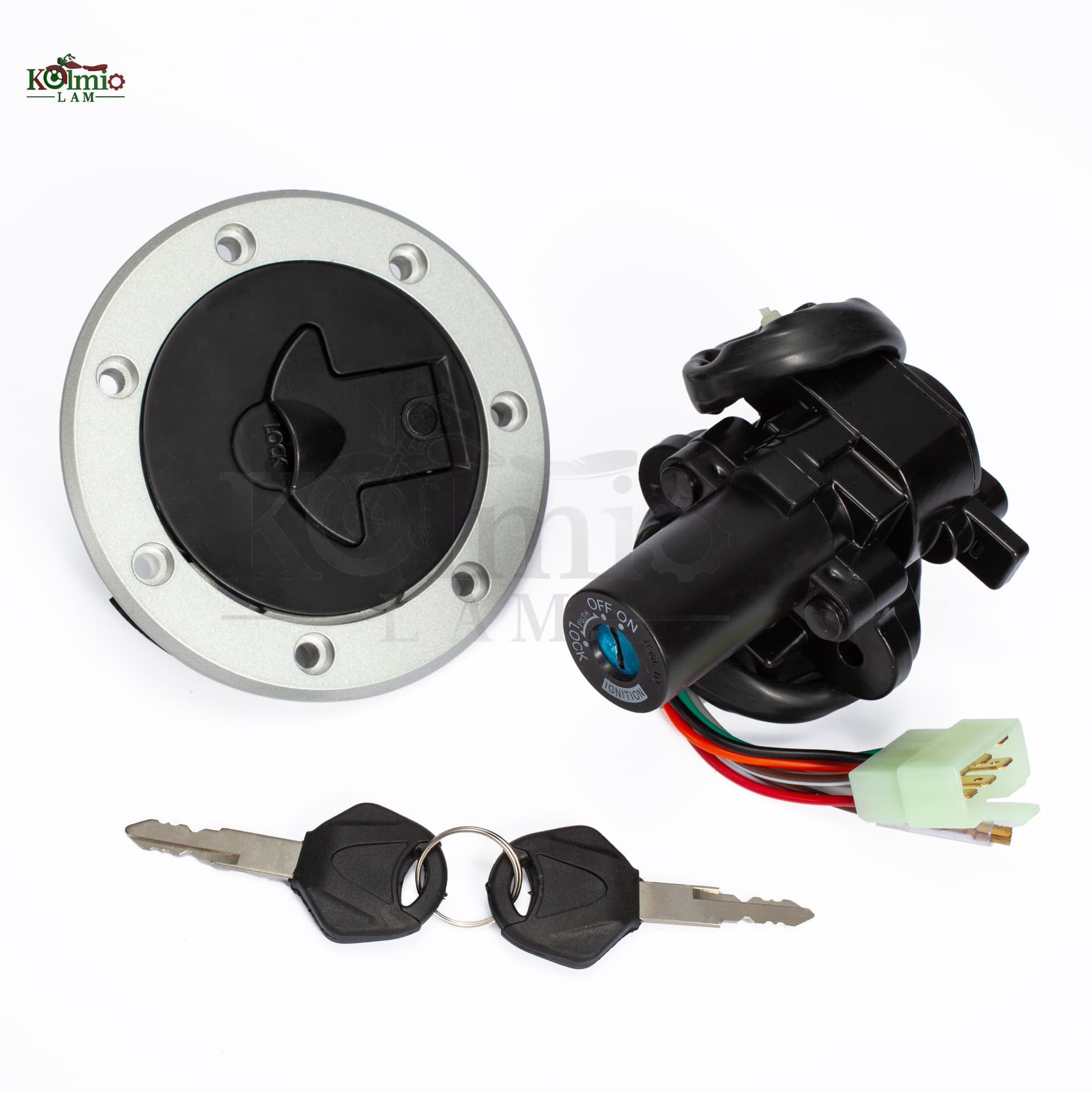 Compatible with Kawasaki ZZR600 400 ZX-6R 2000-2002 ZX-7R 9R Motorcycle Lock Set Ignition Switch