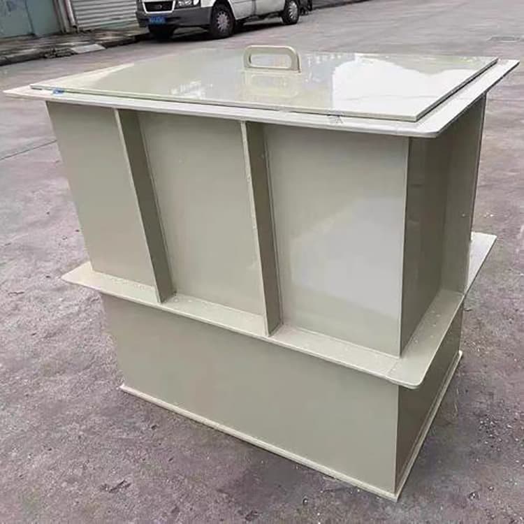 PP Water Tank Welded Acid Pickling Tank, Extra Large and Thick Acid and Alkali Corrosion Resistant Polypropylene Plastic Aquaculture Water Tank