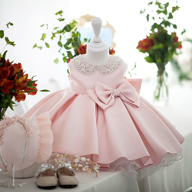 2025 New Children's Princess Dress Birthday Gown Baby Girl Host Evening Dress Princess Dress Drop Shipping