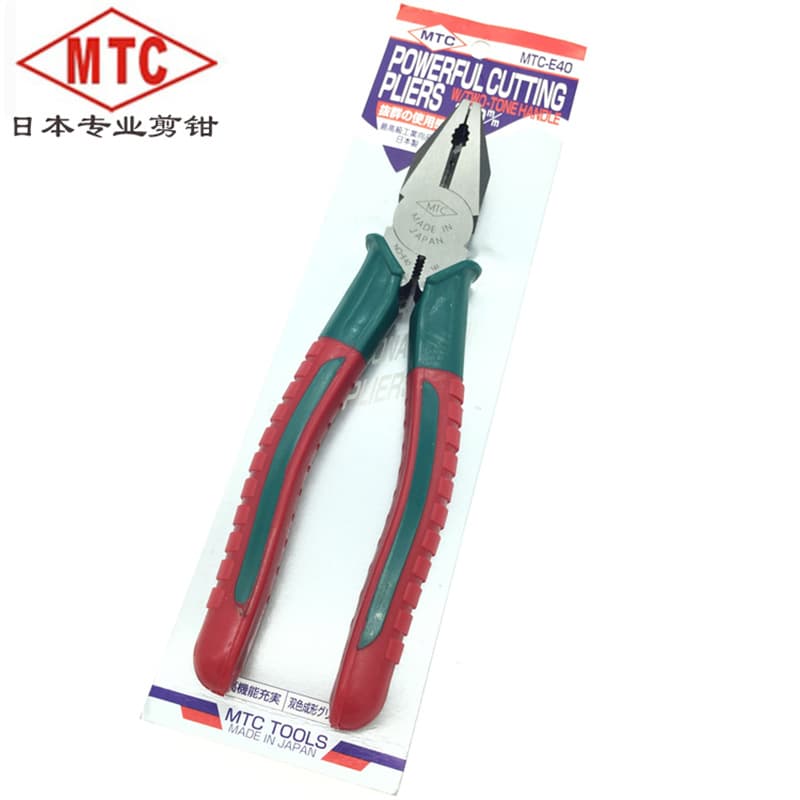 New Japanese MTC-E38 Pliers Imported Flat Nose Pliers Electrician Heavy-duty Wire Cutters Tools