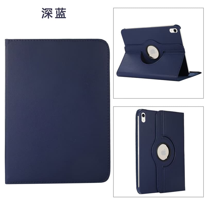 Compatible with 2022 Apple iPad 10th Gen 10.9-inch Leather Case Protective Cover Rotating Stand for mini6 Anti-Drop Tablet Case
