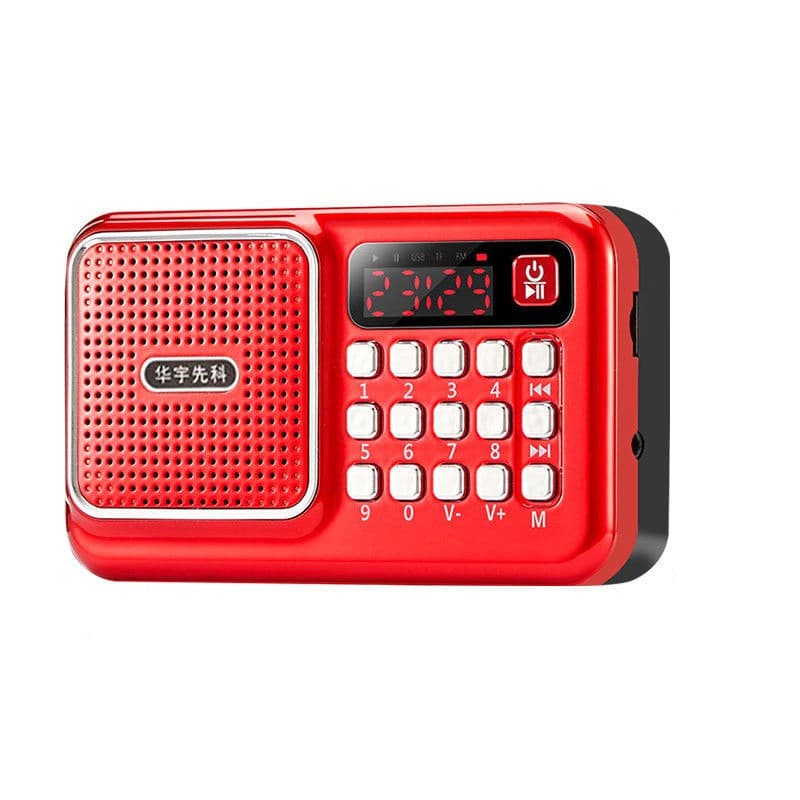 Jin Zheng KK69BT Bluetooth Radio for Seniors, Card-Slot Radio Broadcast Opera Player, Portable Rechargeable Audio Player