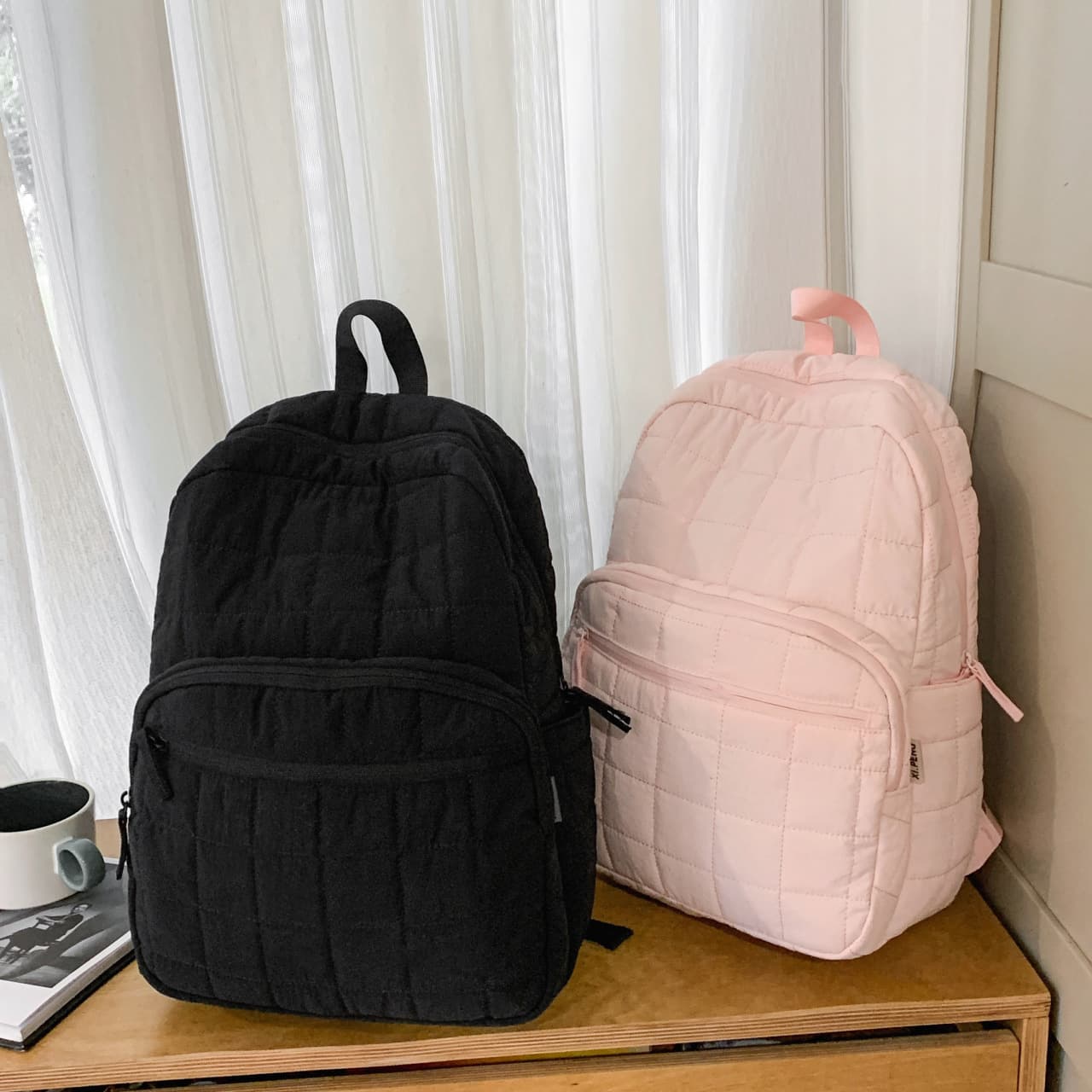 Cross-border Commute Backpack Outdoor Backpack Solid Color Lightweight Laptop Bag Large Capacity Bag Ballistic Nylon Waterproof