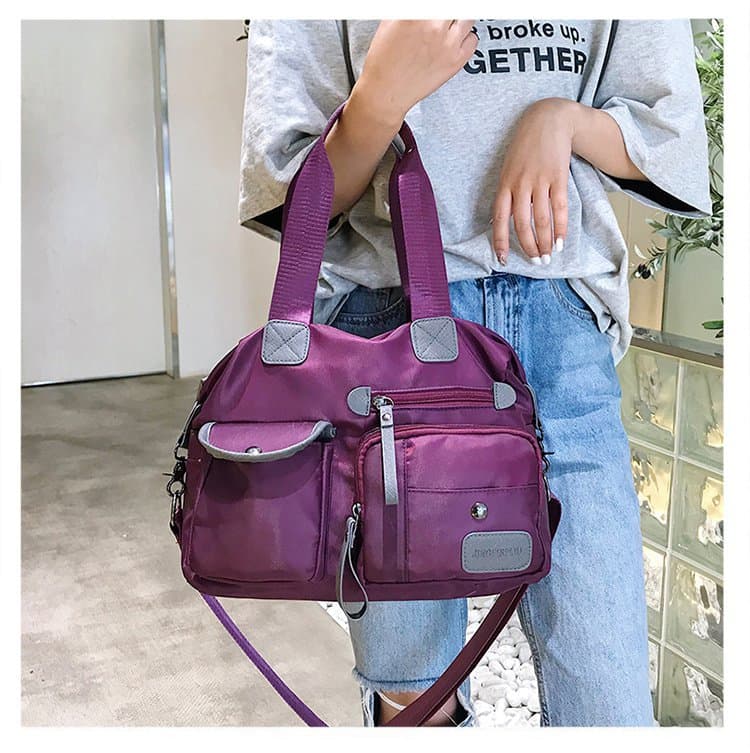 Women's Bags 2022 New Trendy European and American Fashion Women's Mom Bag Nylon Shoulder Portable Large Capacity Travel Bag