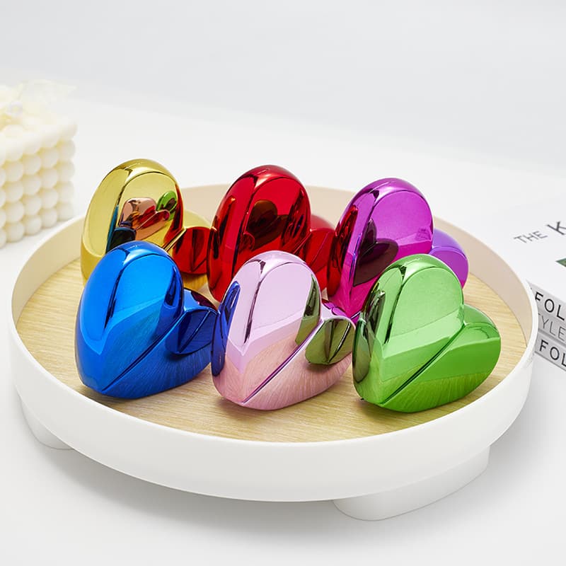 25ML Glass Perfume Bottle Screw Cap Perfume Refill Bottle Heart-Shaped Perfume Sample Bottle Perfume Bottles