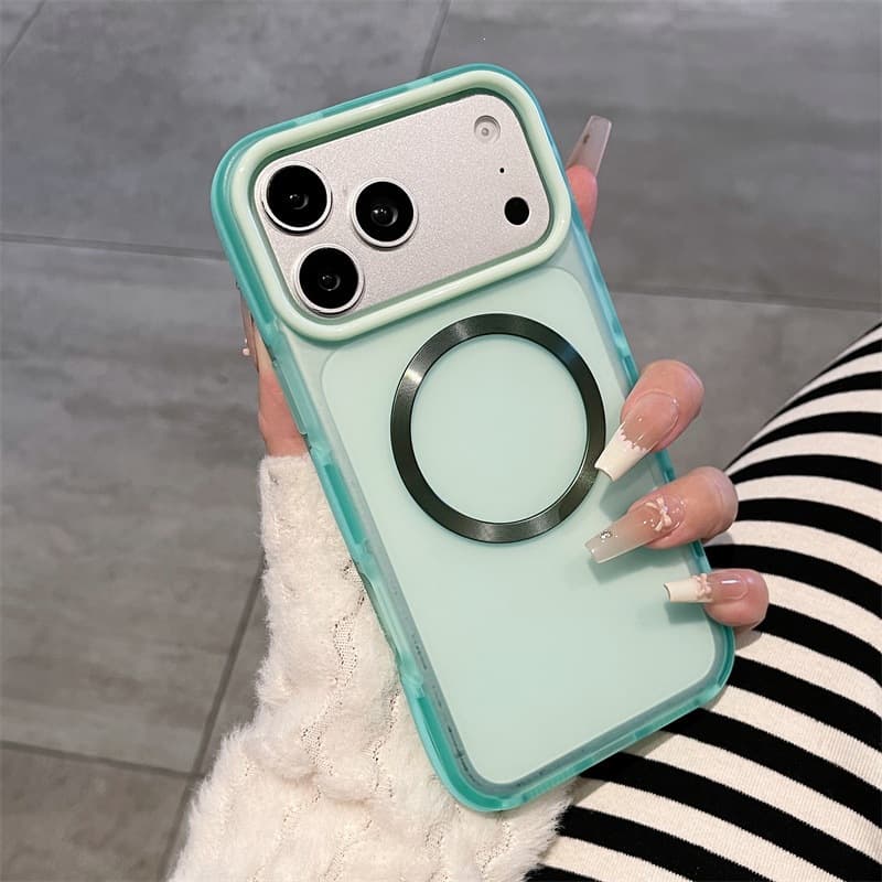 Cross-border Minimalist Frosted Case for Apple iPhone 17 Pro Max, iPhone 16 Skin-Friendly Magnetic Case, 15 Protective Cover