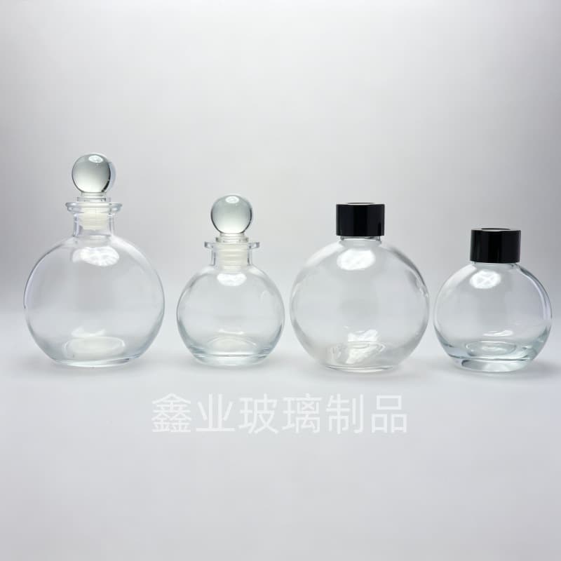 Round Ball Bottle, Christmas Decorative Bottle, Wholesale Stock, Aromatherapy Bottle, Transparent Large Belly Shaped Diffuser Empty Bottle