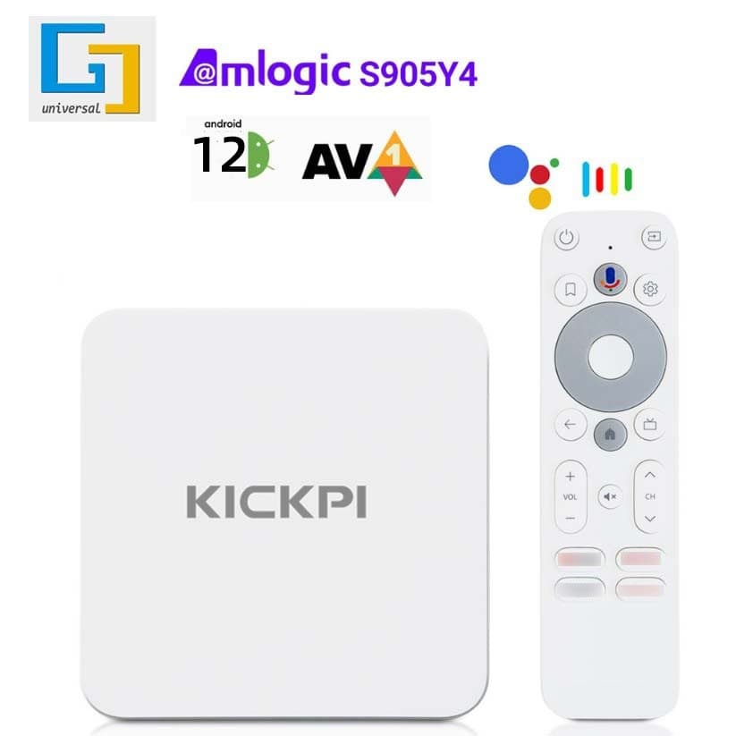 KICKPI KP1 TV Box 2/32G Android 12 TV Box 5G Wi-Fi S905Y4 Set-top Box Cross-border