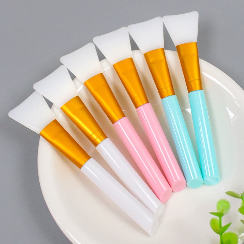 Silicone Mask Brush Adjustable Silicone Brush Beauty Brush Silicone Soft Head Mud Mask Applicator Spa Tools Makeup Brush