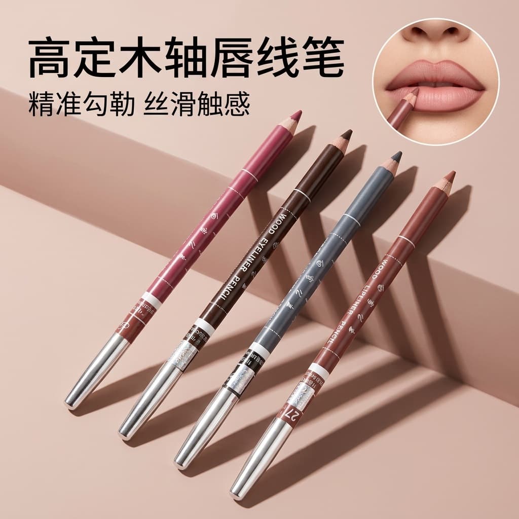 Snow White Lip Liner Cross-border Long-lasting Non-fading Non-smudge Nude Matte Lip Liner DAVIS Lipstick