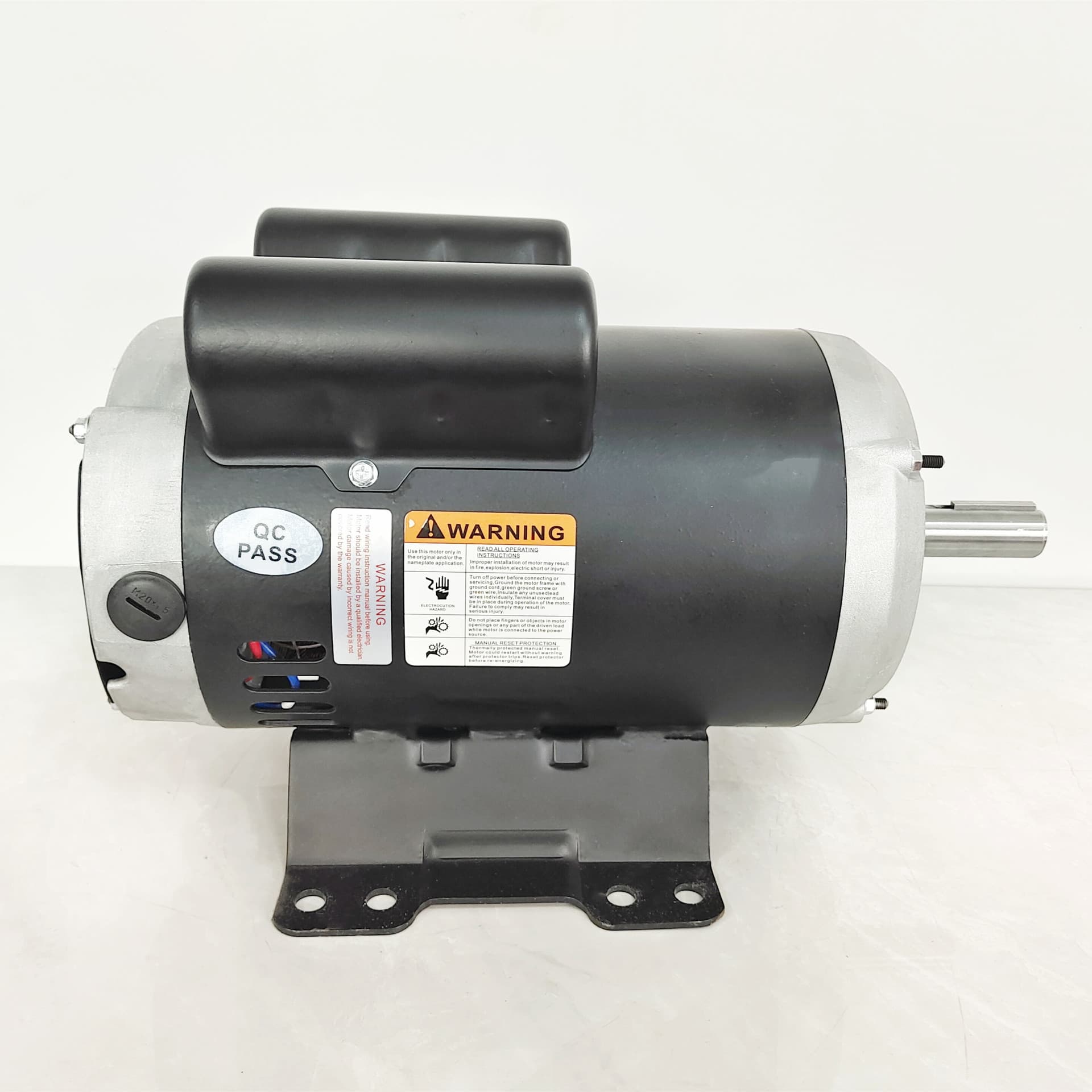 U.S. NEMA Standard Air Compressor Motor 6.5HP SPL (1205T-ODTF)