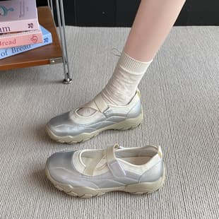 Ballet Mary Jane Shoes Women 2026 Spring New Versatile Flat Low-Cut Simple Shoes Minimalist German Training Shoes
