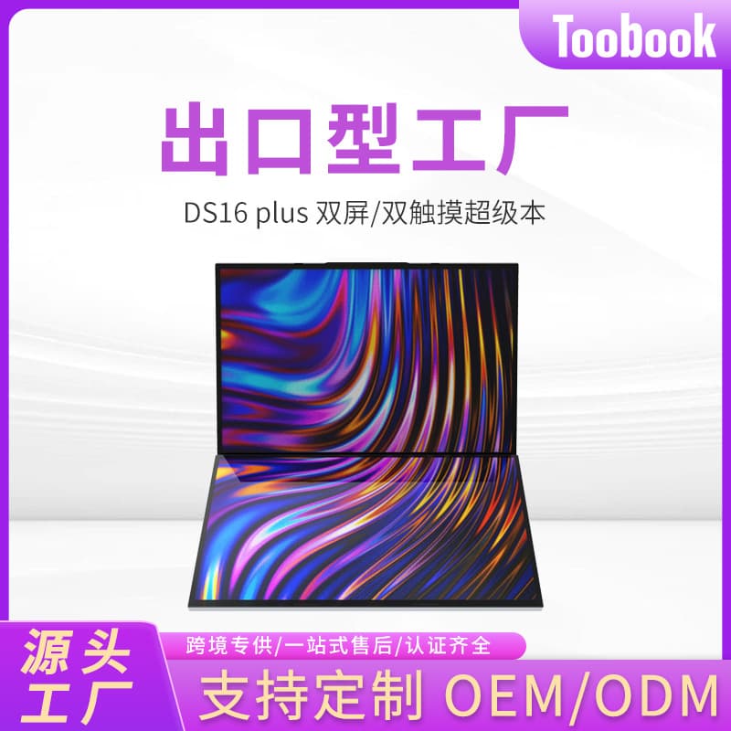15.6-inch 360° Flip Dual-Screen Laptop Touchscreen Notebook Office Touch Computer