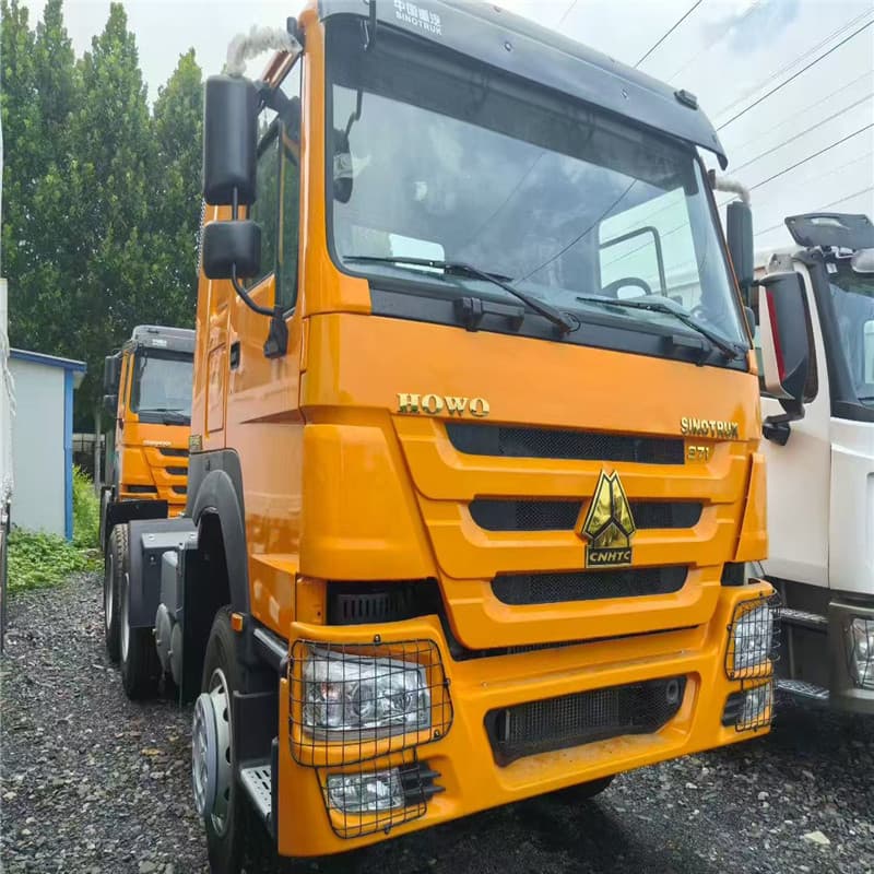 Export to Africa: HOWO Tractor Head, Second-hand Ten-Wheel Cargo Transport Head, 380 HP Tractor Truck