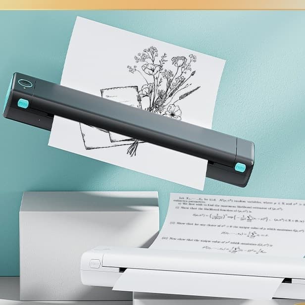 M08F small mini wrong title no ink small office dedicated tattoo portable A4 thermal printer cross-border