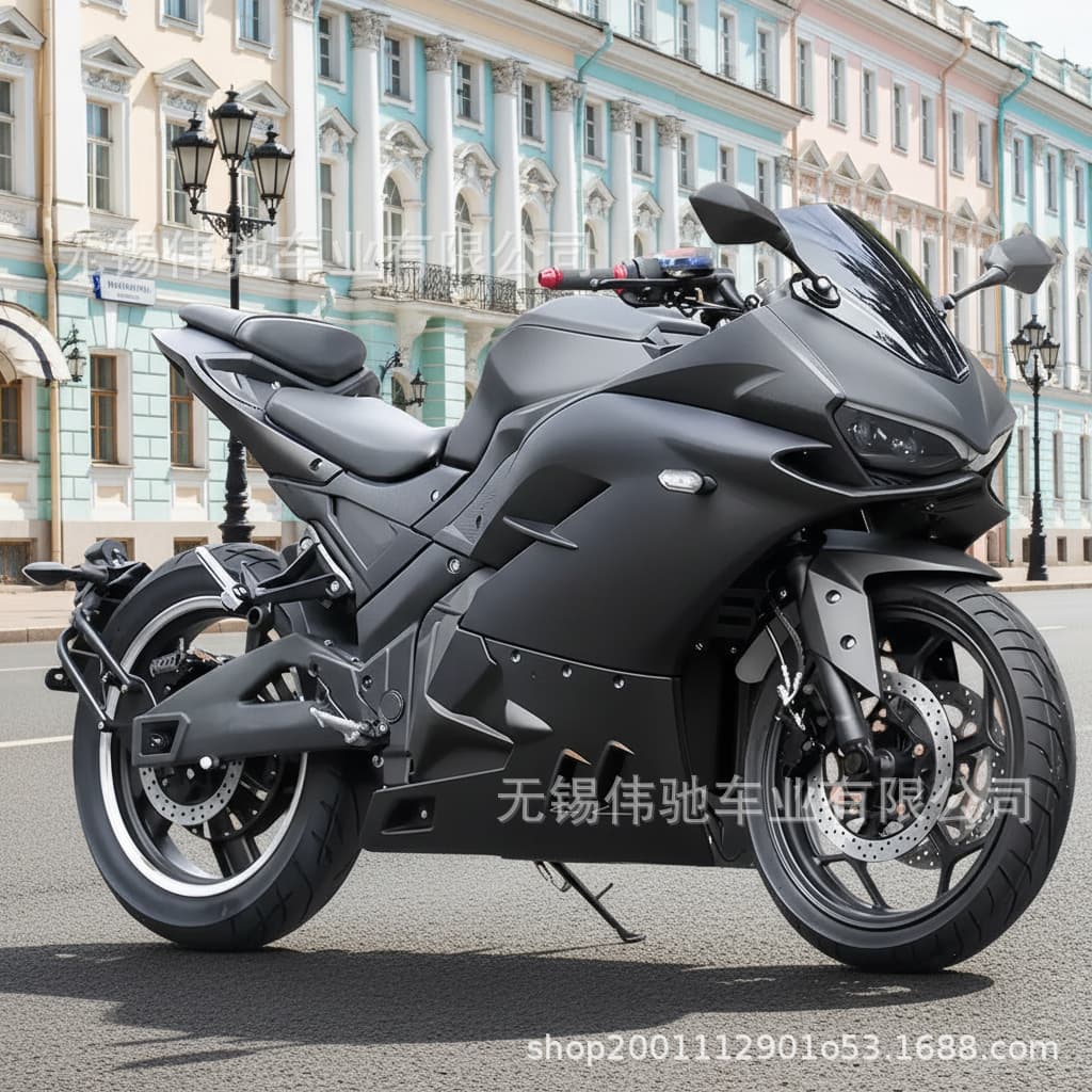 Exported to Russia: Jiaolong Electric Motorcycle Sports Car, Huoya High-Power Adult Racing R3 High-Speed Electric Motorbike