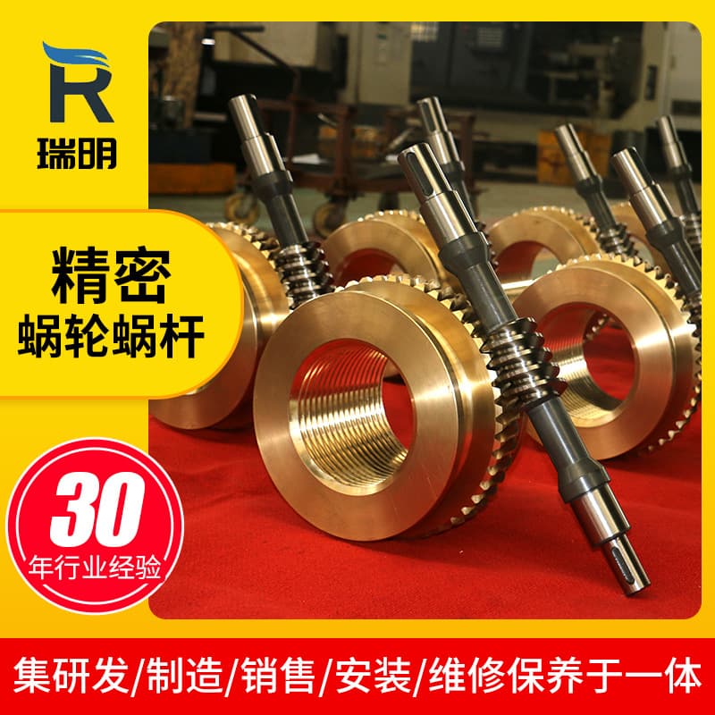 Custom Gearbox Worm Gear and Worm Shaft 42CrMo Worm Gear and Worm Shaft for Snow Blower Gearbox