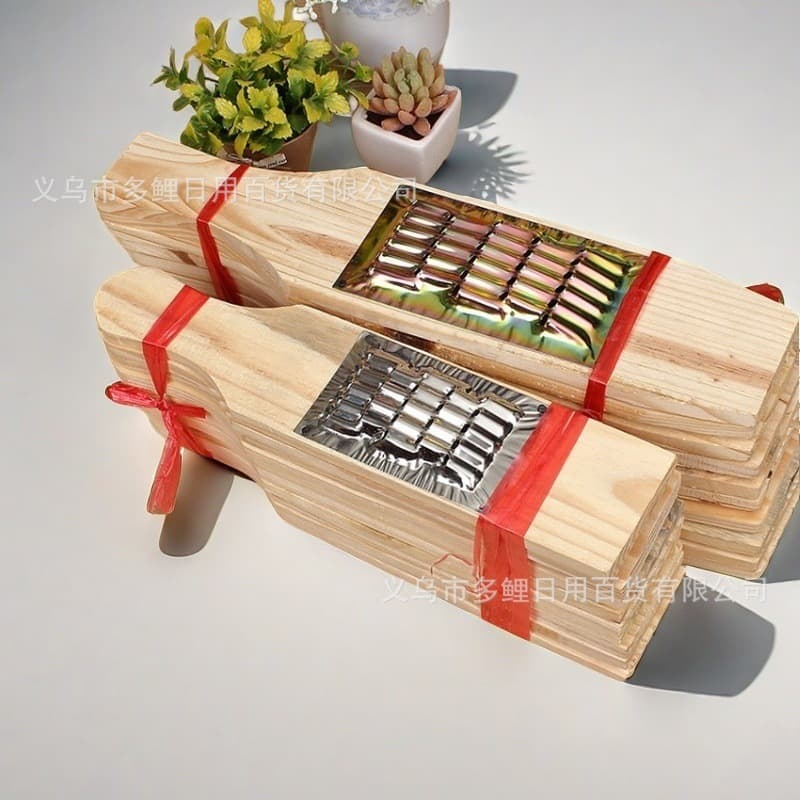 Household wooden handle vegetable cutter old-fashioned wooden radish planer kitchen multi-functional potato shredder wooden base grater