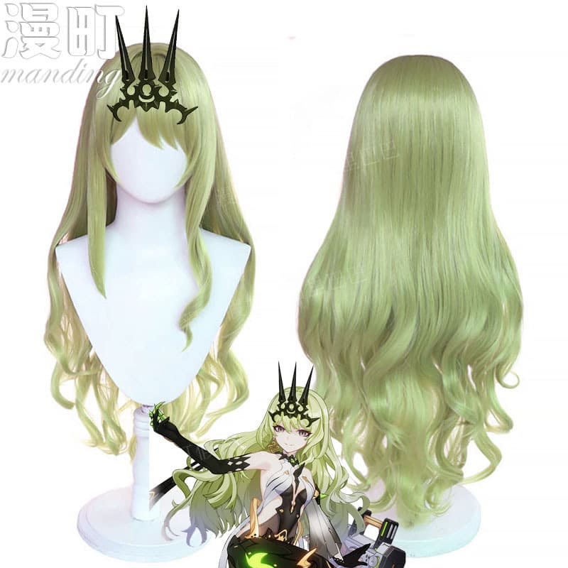 Manting broken three broken 3 Mebius cos wig simulation scalp layer curly hair