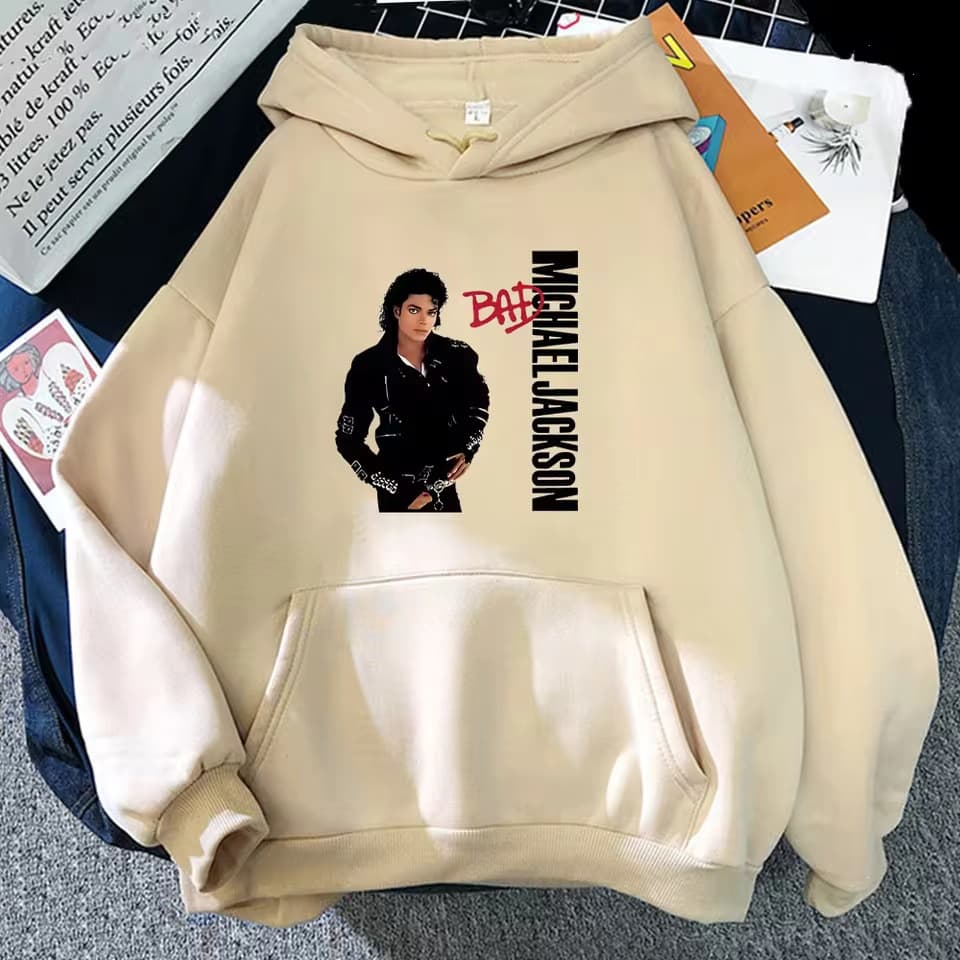 Michael Jackson Graphic Hoodies Long-sleeved Fashion Sweatshirt