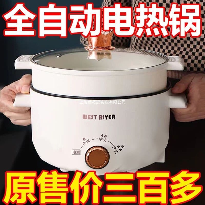 Multifunctional Cooking Pot All-in-One Electric Cooker, Steamer, Frying Pan, and Rice Cooker