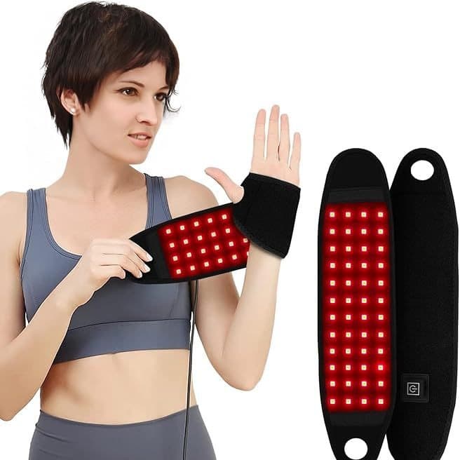 New Red Light Therapy Wrist Strap, Multi-part Convenient Use, Compact and Practical, 48 Dual-chip LEDs