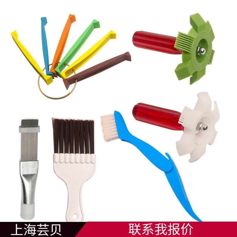 Colorful Fin Comb Central Air Conditioner Gap Dust Removal Cleaning Kit Blue Brush Car Radiator Cleaning Tool