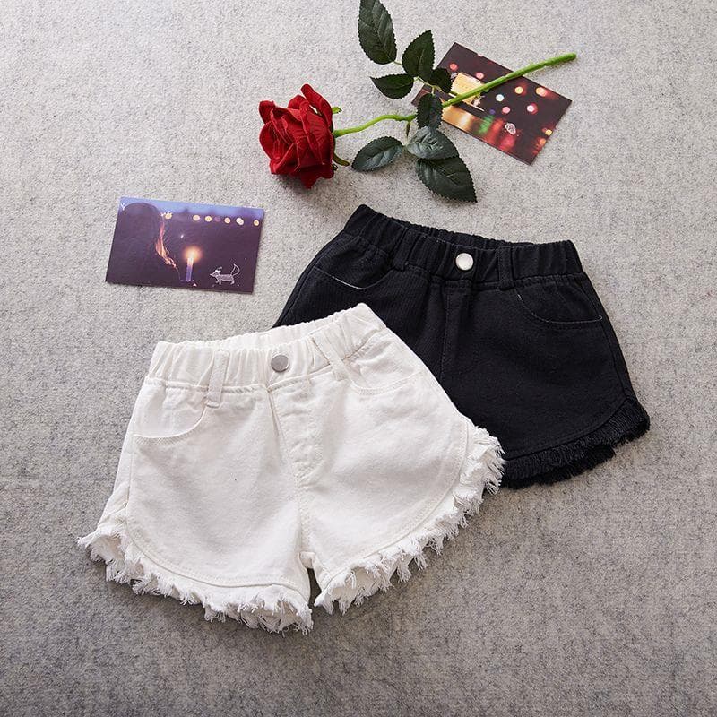 2026 Summer Fashionable Girls Shorts, Casual and Simple Kids Short Pants