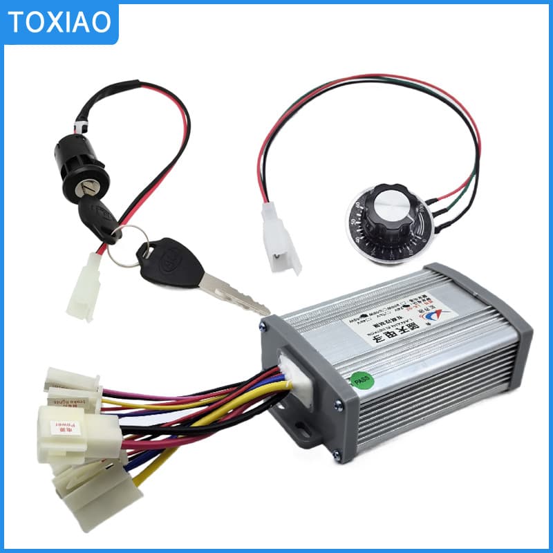 500 DC brushed motor controller 1000W positioning speed control throttle accelerator electrified door lock key switch