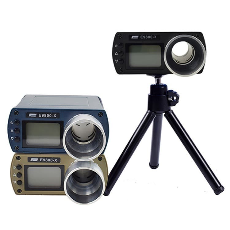 New E9800-X Speed Tester Chinese/English Version High Precision Multifunctional Speedometer for Water Bullet Muzzle Velocity/Fire Rate/Kinetic Energy