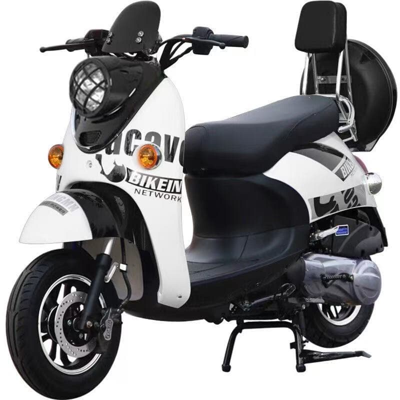 Little Turtle King Scooter Moped for Men and Women Commuting Lightweight 125CC Large Displacement Two-Wheel Motorcycle